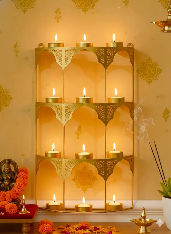 Shubh_Aura_Premium_Gold_finish_Metal_4_Tier_Decorative_Tealight_Holder_excellent_for_home_wall_decor_or_table_top