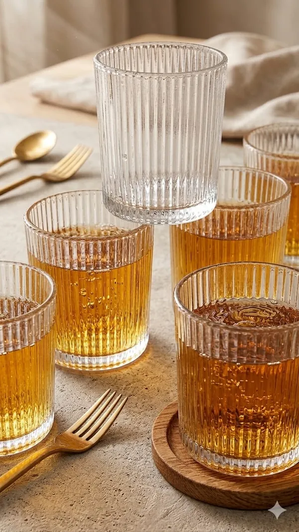 Shubh_Aura_Set_of_6_premium_borosilicate_glass__fluted_design_square_glass_for_juices,_mocktails,_size_220ml