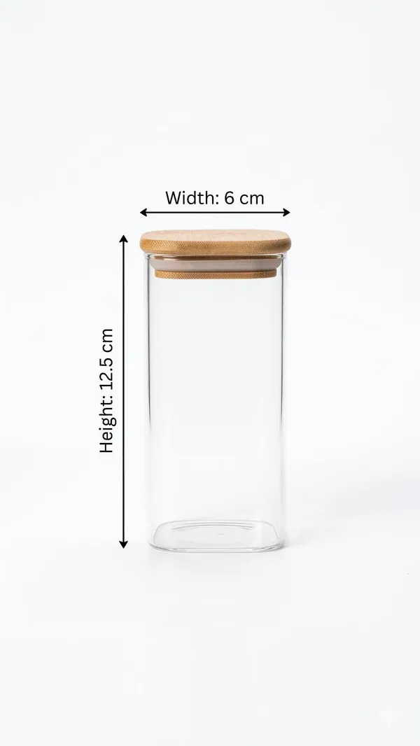 Shubh_Aura_Set_of_6_borosilicate_glass_air_tight_jar_with_wooden_lid_size_330ml