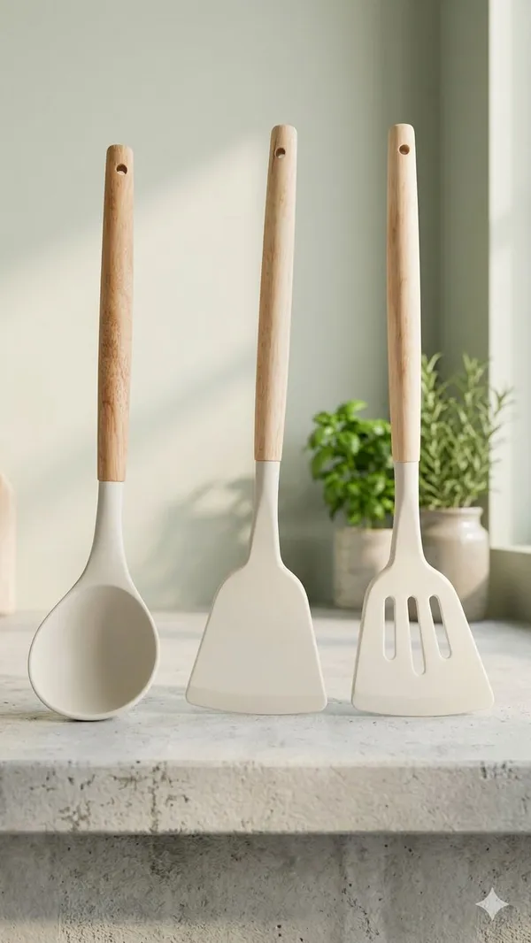 Shubh_Aura_premium_silicone_spetula_set_of_3,_for_non_stick_pan_with_wooden_handle,_heat_resistant
