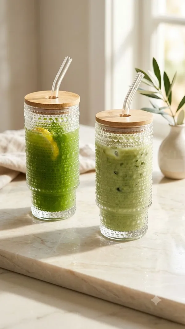Shubh_Aura_round_all_over_perforated_design_tumbler_with_wooden_lid_&_glass_straw_set_of_2__400ml_each