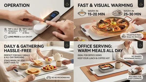 Electric_Food_Warming_Mat,_Good_for_office_&_Home,_8_Hours_Timer_300W