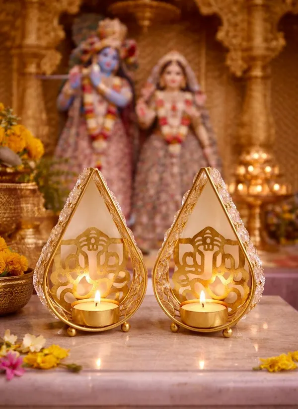 Shubh_aura_Set_of_2_metal_Golden_Decorative_Crystal_Tealight_Holder