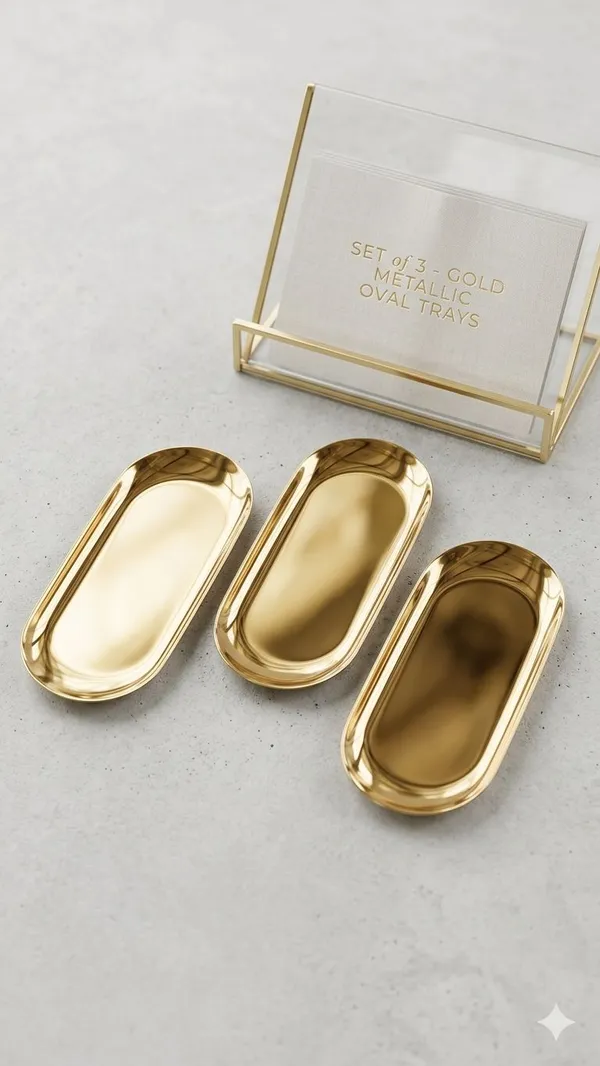 ShubhAura_pack_of_3_premium_hi_quality_stainless_steel_gold_finish_tray_for_multi_purpose_to_serve_appetizer_or_beverages
