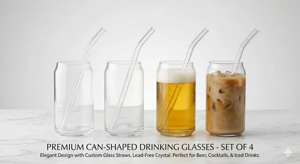 Shubh_Aura_4_pack_vertical_ribbed_glass_tumbler_set_with_lid_and_glass_straw_for_ice_tea,_coffee,_moctails,_juices_500ml_each
