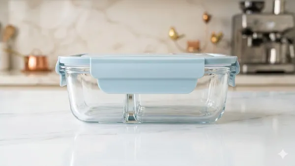 Shubhaura_1000ml_size,_pack_of_1,_borosilicate_heavy_glass_lunch_box_with_2_compartment,_microwave_safe,_air_tight,_leak_proof_size