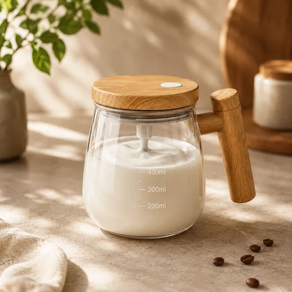 Shubh_aura_pack_of_1_borosilicate_glass_self_stirring_coffee_mug,_electric_automatic_mixing_cup_with_wooden_lid,_rechargeable_operated_blender_for_coffee,_milk,_protein_shake_for_home,_office_and_travel_size_400ml