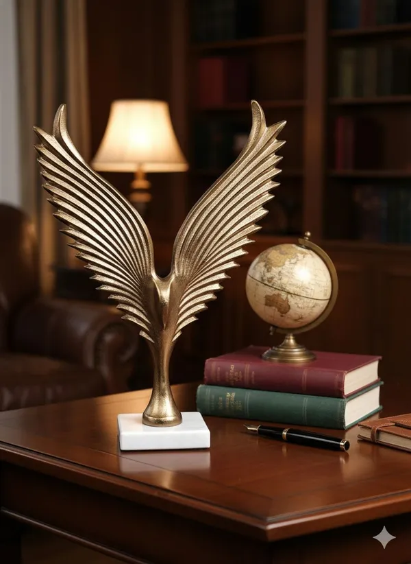 Shubh_Aura_Premium_Metal_Gold_finish_Zenith_Decorative_for_Table_Top_or_Home_Decor_size_12"x4"x15.75"