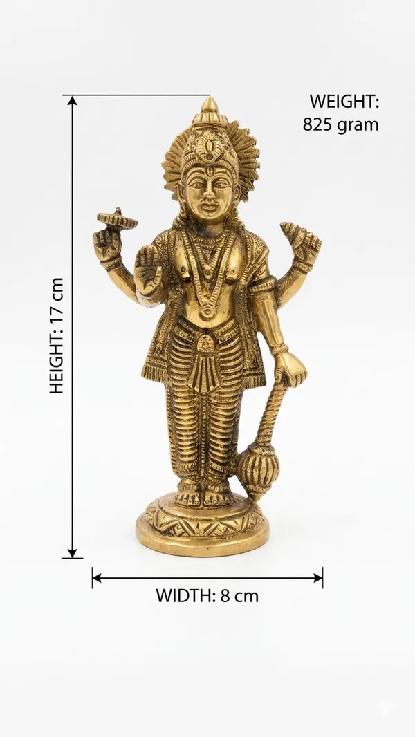 Shubh_aura_100%_pure_brass_Golden_Traditional_Hindu_Religious_Vishnu_Figurine