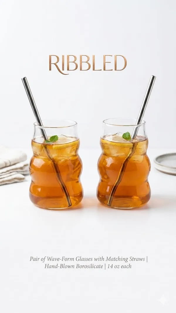 Shubh_Aura_set_of_4_wave_design_glass_Tumbler_with_glass_Straw_for_coffee,_ice_tea,_milk_shakes_and_mocktails_550ml
