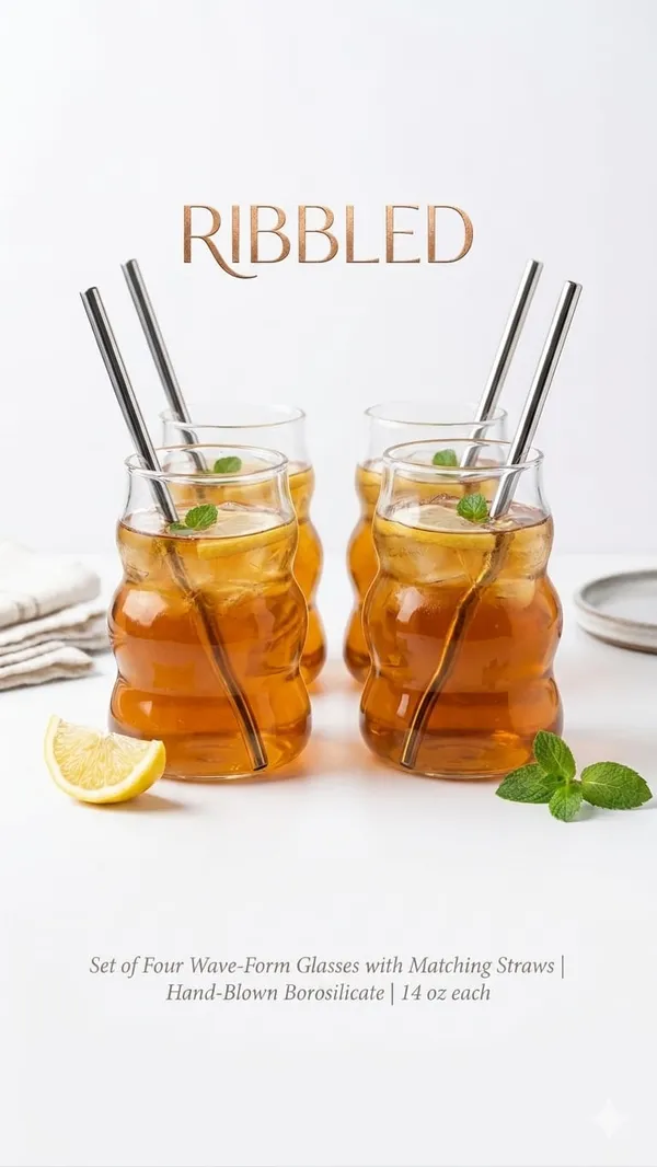 Shubh_Aura_set_of_4_wave_design_glass_Tumbler_with_glass_Straw_for_coffee,_ice_tea,_milk_shakes_and_mocktails_550ml