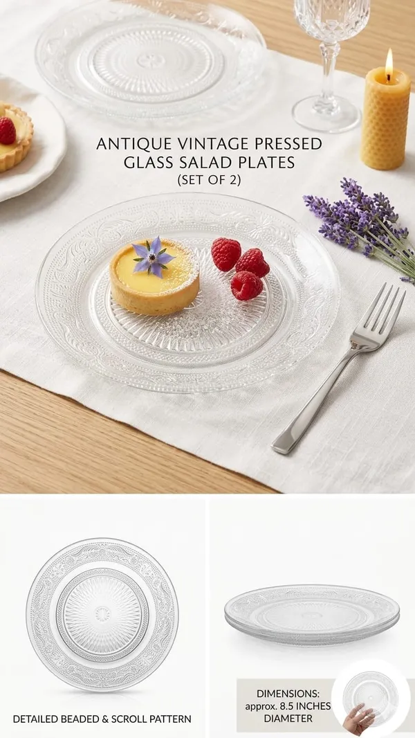 Shubh_aura_pack_of_6_snack_7"_round_plate_with_embossed_design_heavy_weight,_borosilicate_glass,