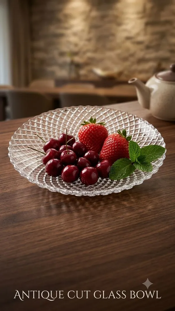 Shubh_Aura_set_of_2_Crystal_heavy_weight_bubble_design_Serving_Platter_for_snacks,_cakes,_fruits._good_for_home_and_restaurant,_Dia_21cm