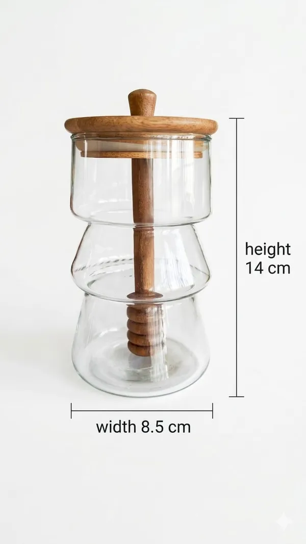 Shubh_Aura_premium_boroslilcate_glass_air_tight_jar_for_honey_with_dipper_and_wooden_lid__size_550ml,_height_14cm_&_width_8.5cm