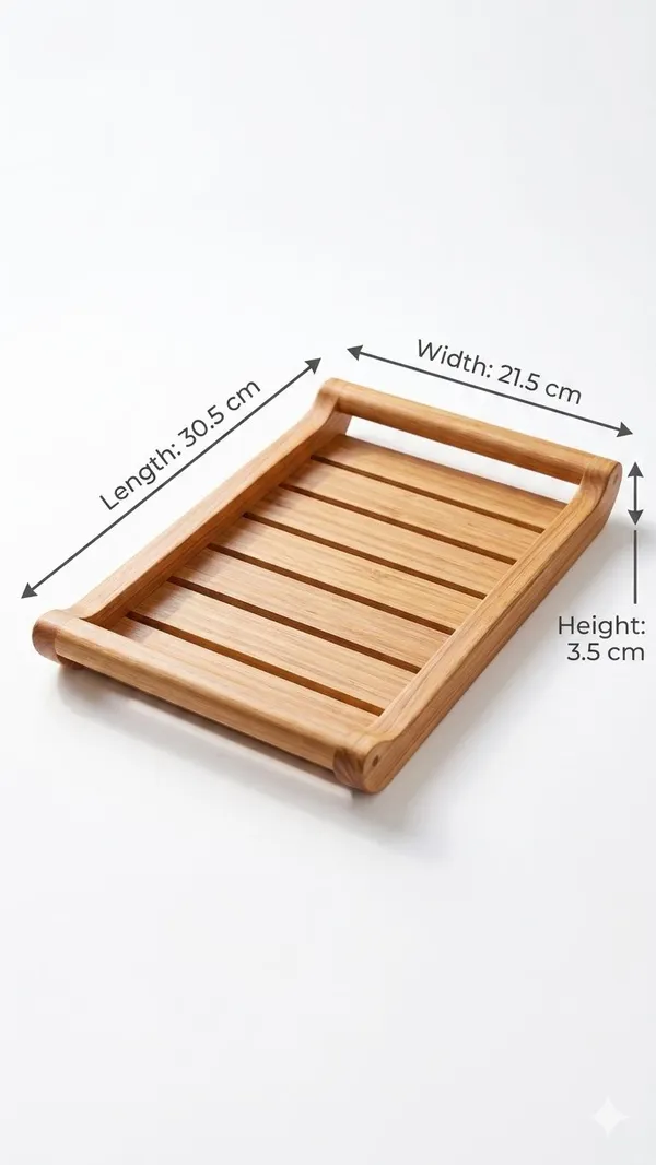 Shubh_Aura_pack_of_1_hand_crafted_Wooden_Tray_for_serving_appetizers_and_beverages,_made_with_premium_acacia_wood,_easy_handling_for_perfect_gripping,_Good_for_day_today_serving,_width_21.5cmx_length_30.5cm_&_height_3.5cm