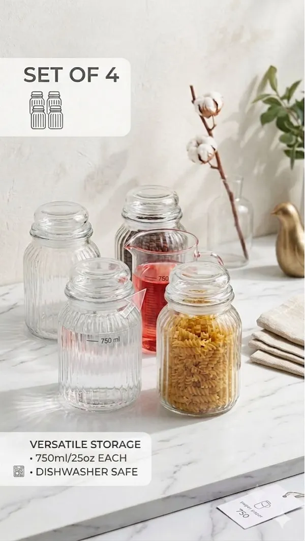 Shubh_Aura_Pack_of_4_750ml_each,_heavy_glass_storage_jar,_perfect_for_kitchen_canning,_fermenting,_storing_all_kind_of_dry_fruits,_spices,_tea,_snacks,_sugar,_Lenthils