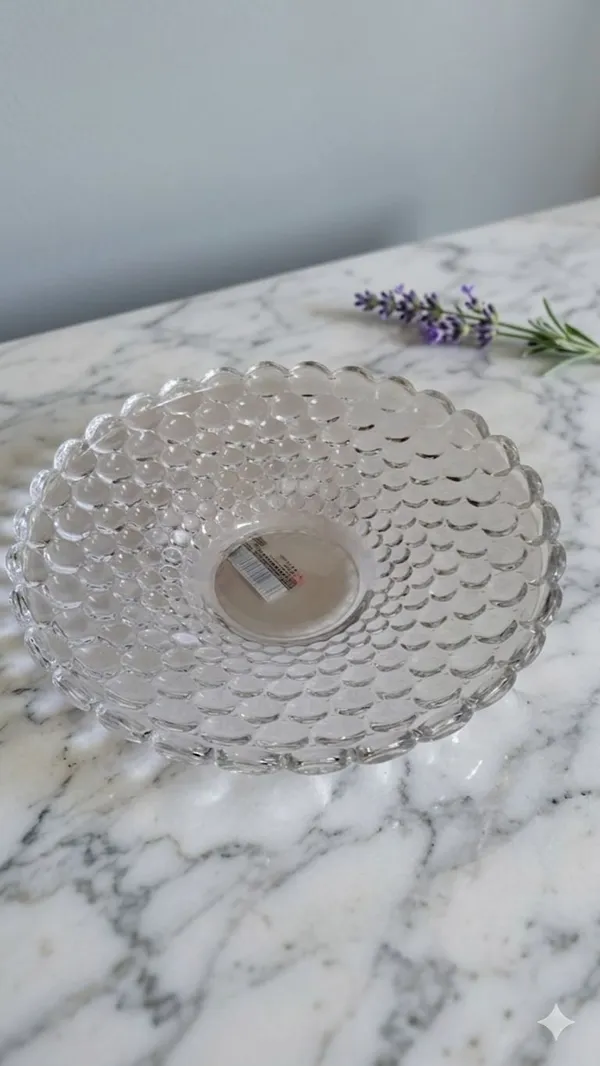 Shubh_Aura_Crystal_heavy_weight_bubble_design_Serving_Platter_for_snacks,_cakes,_fruits._good_for_home_and_restaurant