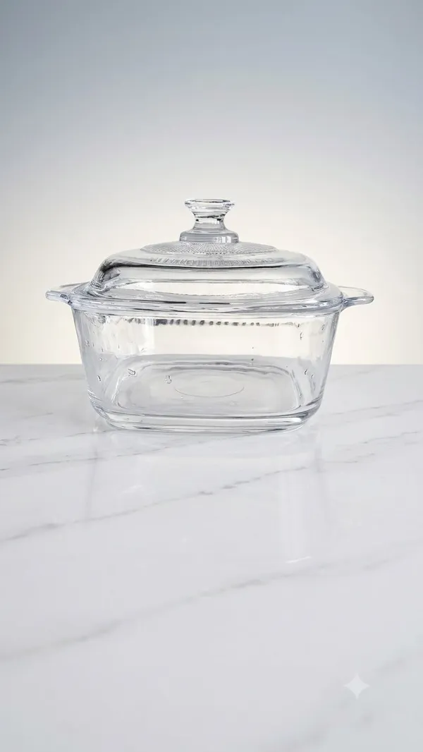 Shubh_aura_SET_OF_2_Fluted_Glass_Casserole_dish_with_Lid_1500ml_size,_Made_with_high_quality_borosilicate_glass,_Transparant_glass_lid_is_having_encircled_pattern_width_13.5cm_&_bowl_height_8_cm