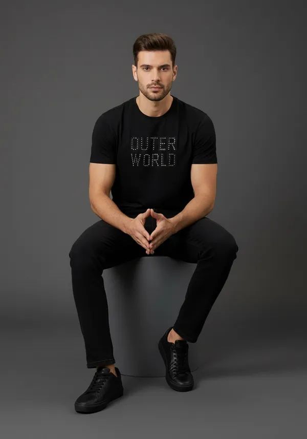 Black_Midas_Touch_Crewneck_Lustra_Cotton_Polo_T_Shirt_For_Men