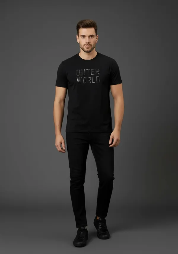 Black_Midas_Touch_Crewneck_Lustra_Cotton_Polo_T_Shirt_For_Men