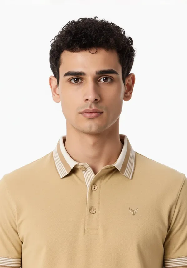Beige_Club_Monaco_Lustra_Cotton_Polo_T_Shirt_For_Men