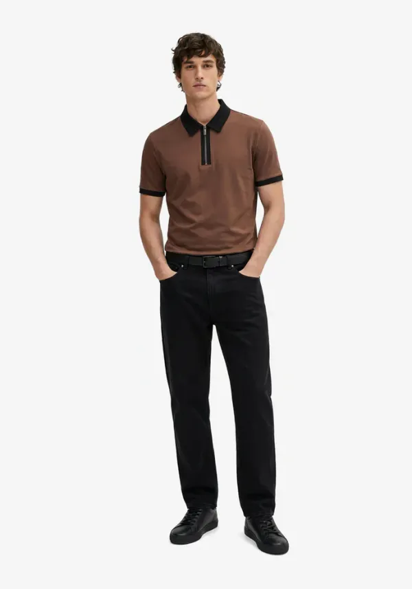 Founders_Zipper_Polo_Rust