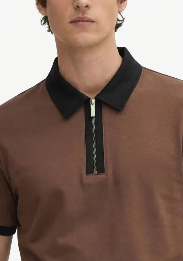 Founders_Zipper_Polo_Rust