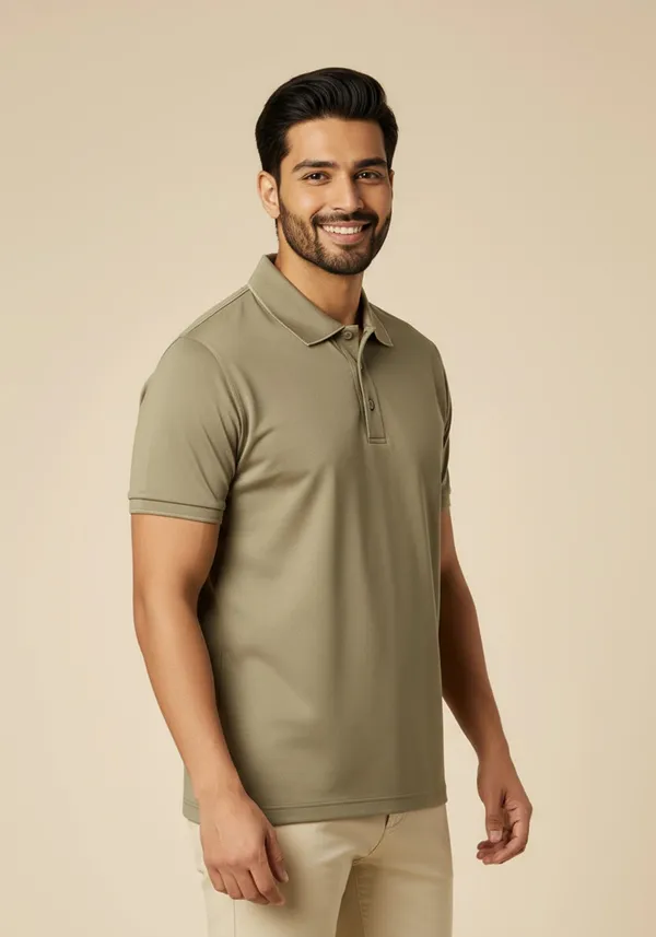 Olive_Muse_Liquid_Lustra_Cotton_Polo_T_Shirt_For_Men