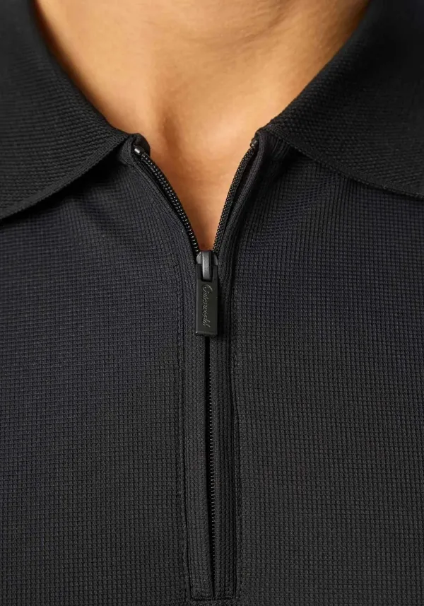 Black_Noir_Luxe_Zipper_Lustra_Cotton_Polo_T_Shirt_For_Men