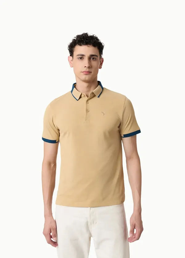 Beige_Midnight_Amber_Lustra_Cotton_Polo_T_Shirt_For_Men