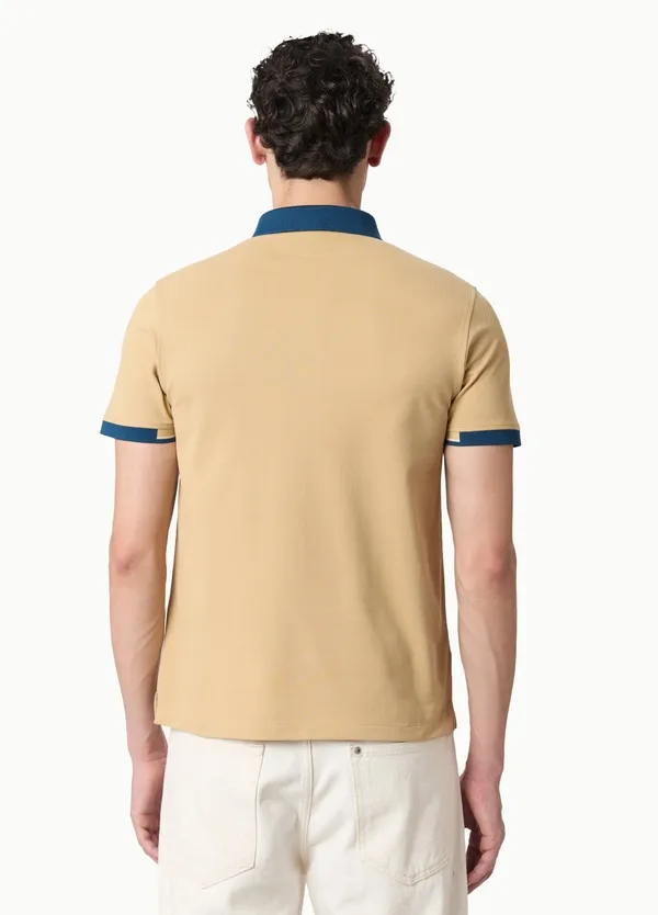 Beige_Midnight_Amber_Lustra_Cotton_Polo_T_Shirt_For_Men