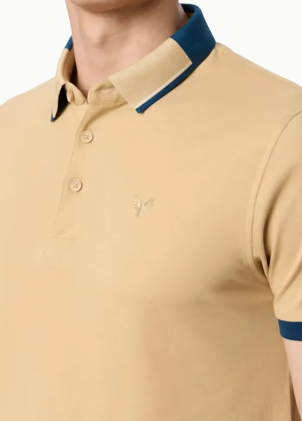 Beige_Midnight_Amber_Lustra_Cotton_Polo_T_Shirt_For_Men