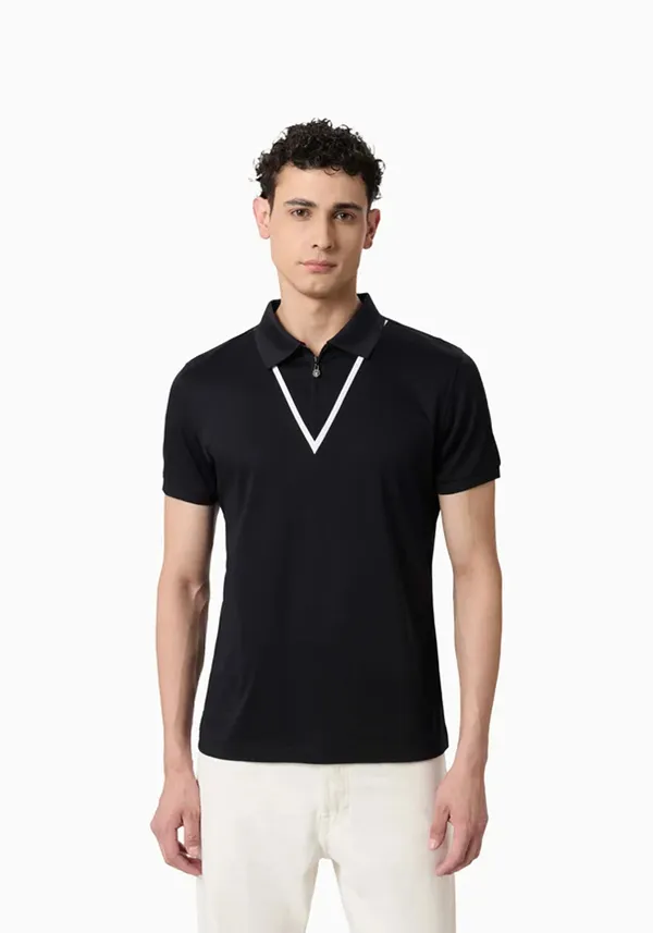 Black_Regal_Club_Lustra_Cotton_Polo_T_Shirt_For_Men