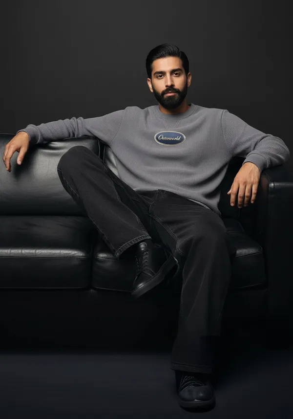 Grey_Element_Sweat_Lustra_Cotton_Polo_T_Shirt_For_Men