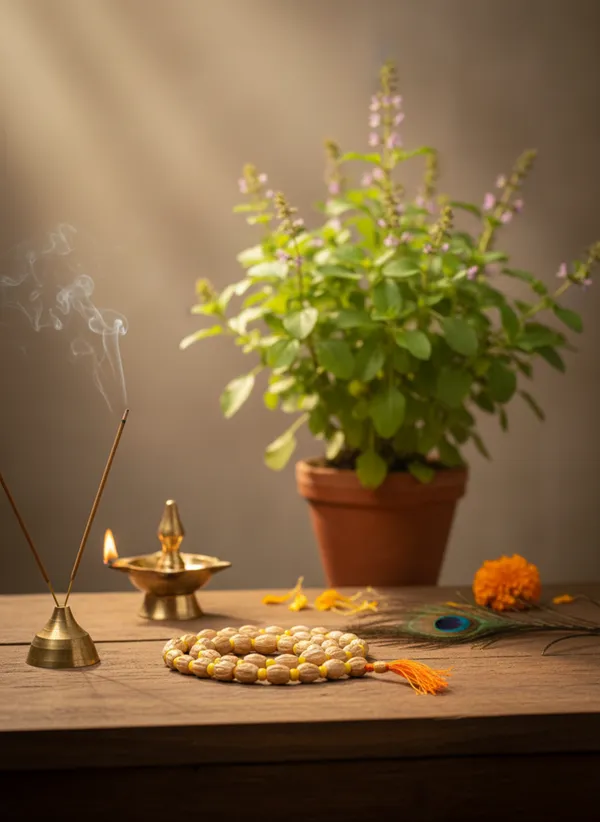Natural_Brown_Round_Beads_Tulsi_Jaap_Japa_Mala