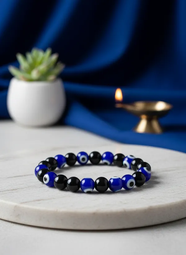 Black_Onyx_&_Evil_Eye_Protection_Elasticated_Bracelet