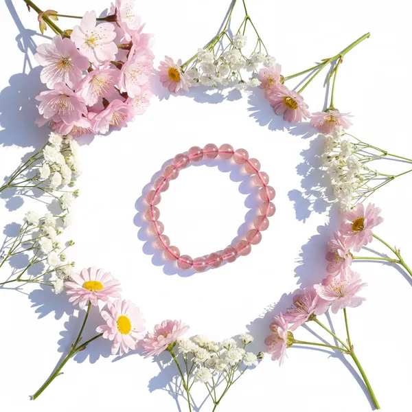 Bit_Dark_Pink_Natural_Crystal_Bracelet_For_Everyone