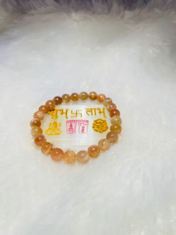 Peach_Natural_Crystal_Bracelet_For_Everyone