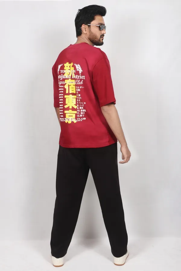 Maroon_Cotton_Premium_Tshirt_For_Men