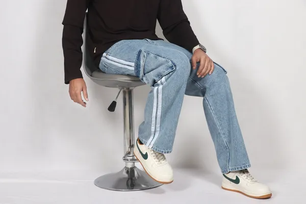 Blue_Denim_Premium_Cargo_For_Men
