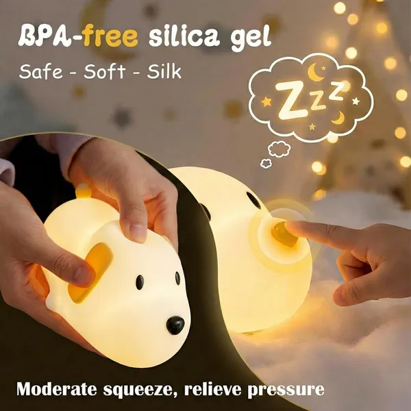 Multicolor_Silicone_Puppy_Night_Light_For_Kids,_Rechargeable_Led_Touch_Control_Lamp,_Cute_Dog_Shape_Baby_Bedroom_Nursery_Light