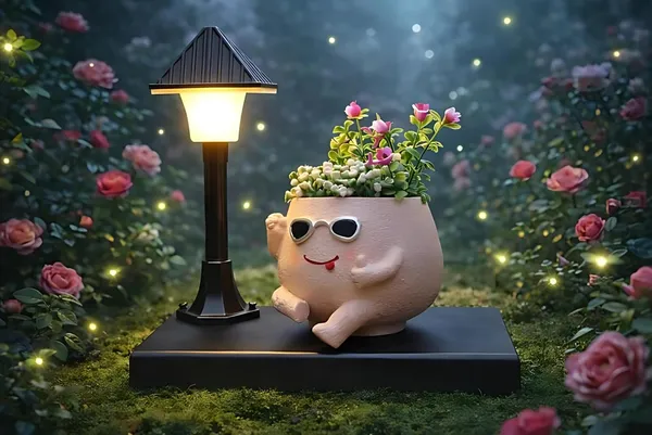 Multicolor_Cute_Kawaii_Character_Desk_Lamp_With_Planter,_Aesthetic_Desk_&_Bedroom_Home_Decor,_Decorative_Night_Light,_Home_Office_Kids_Decor,_(Flowers_Not_Included)
