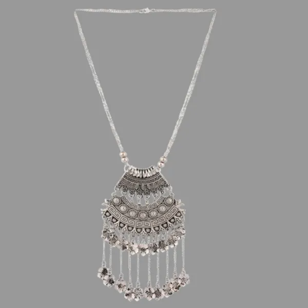 Silver_Alloy_Premium_Tribal_Fusion_Necklace_For_Women