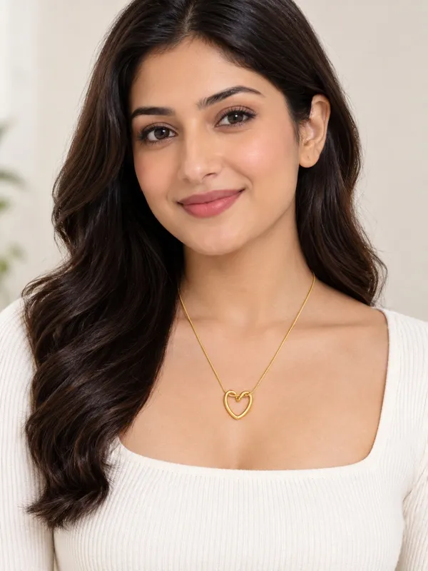 Minimal_Heart_Pendant_Chain_Neckalce