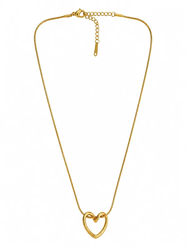 Minimal_Heart_Pendant_Chain_Neckalce