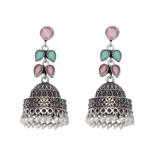 Mauve_Brass_Premium_Jhumka_For_Women
