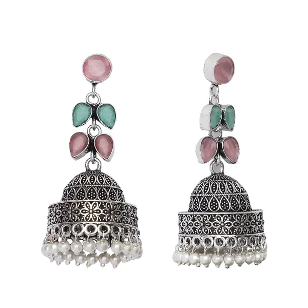 Mauve_Brass_Premium_Jhumka_For_Women