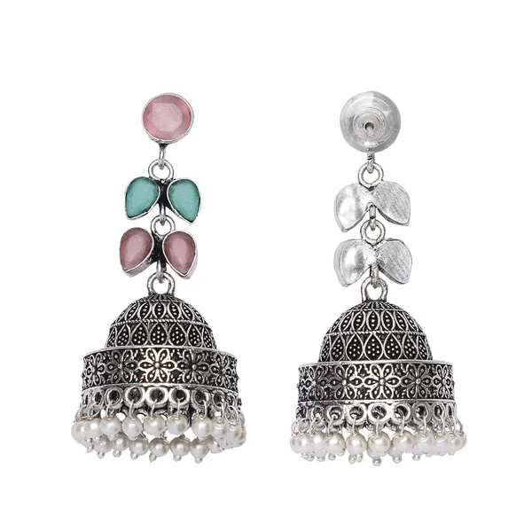 Mauve_Brass_Premium_Jhumka_For_Women