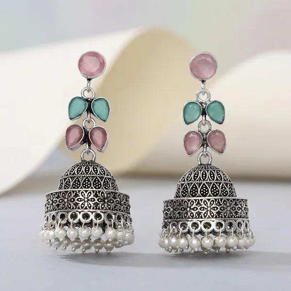 Mauve_Brass_Premium_Jhumka_For_Women