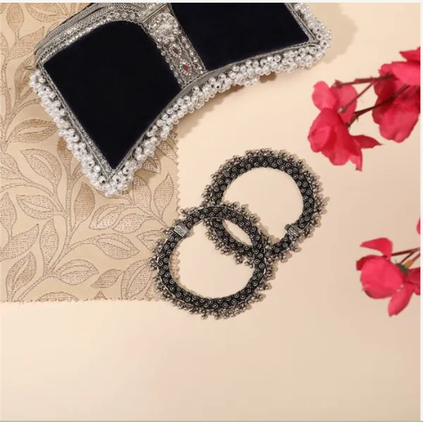 German_Silver_Premium_Oxidised_Tribal_Style_Anklet_Set_For_Women